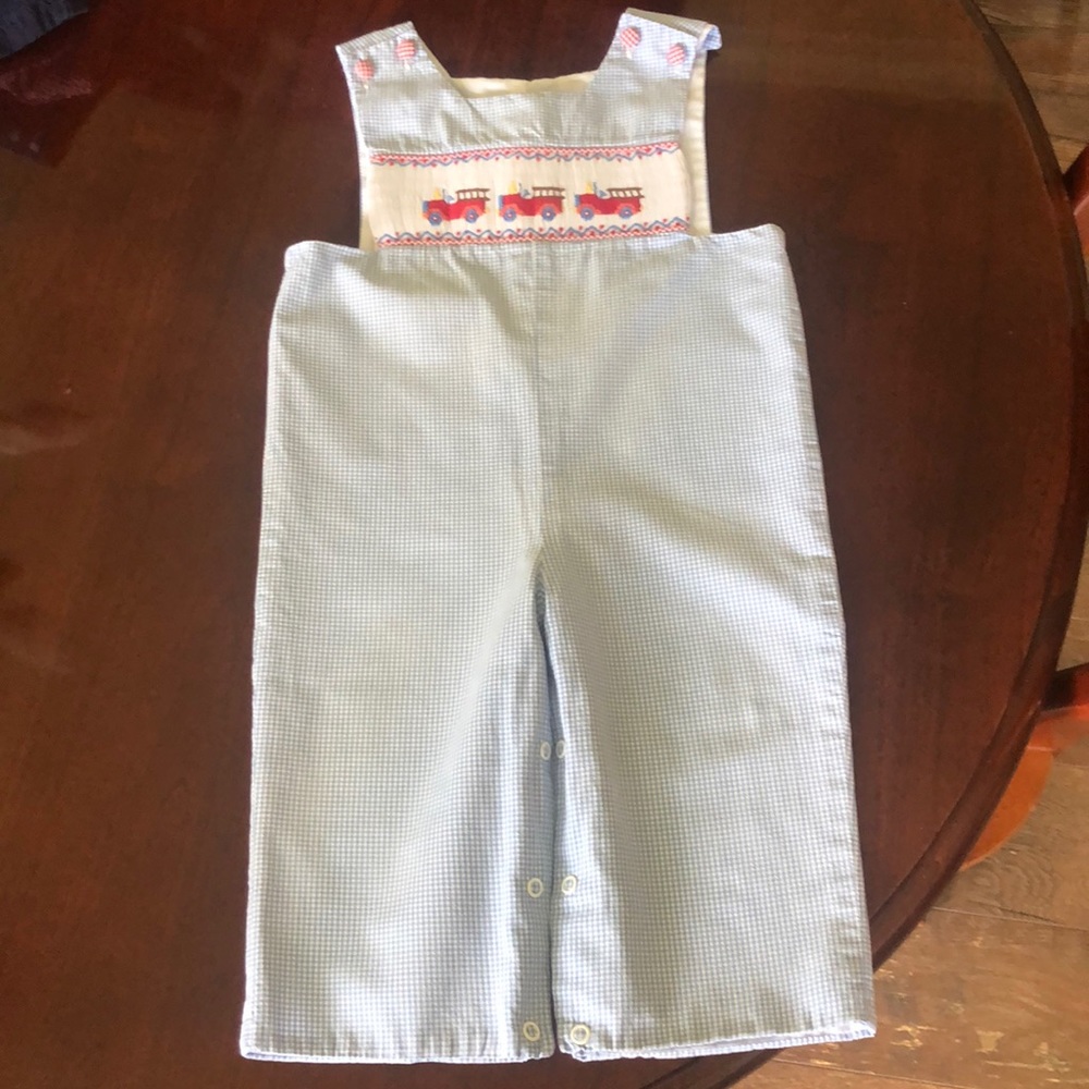 Smocked Firetruck One Piece